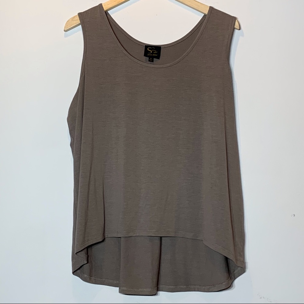 EUC Serena Williams Signature Statement Gray Tank Top